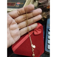 2 toy gold anklet (p26 cm)