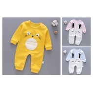 Baby Cute Jumpsuit Long Sleeve Gentleman Boy Girl Outing Clothes Baju Bayi Lelaki Smart Perempuan Co