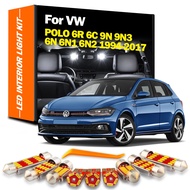 Interior LED For VW For POLO 6R 6C 9N 9N3 6N 6N1 6N2 1994-2017 Canbus Vehicle Bulb Indoor Dome Map R