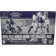 HG 1/144 Gundam Ground Type (Parachute Pack Specification) Plastic Model "Mobile Suit Gundam: The 08