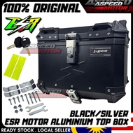 ESR MOTOR TOP BOX ALUMINIUM 45L SILVER BLACK