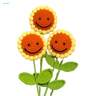 [Georgia]  10Pcs Realistic form: Accurately restore the natural form of the sunflower the bright yel