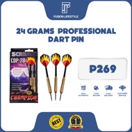 Guru Mehar DART PIN STEEL TIP- 24 Grams 3 Pcs Professional Dart  Pin Steel Tip with Aluminum Shafts 