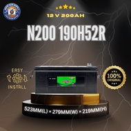OSIMA N200 190H52R Maintenance Free Heavy Duty Battery | Conventional Battery for Truck, Ship, Ferry