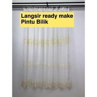 PKL Langsir pintu bilik kain lace