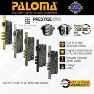 PALOMA Door Lock Body Swing Mortise Lock Prestige 50MM MLP 313 Gold Stainless Black Grey Antique