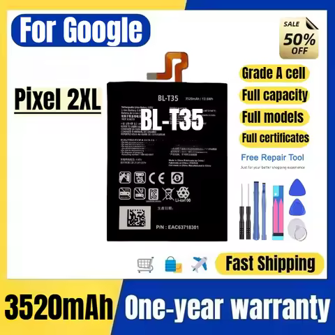 BL-T35 for Google Pixel 2XL Mobile Phone Battery High Quality High Capacity Battery Replacement Bate