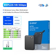 450 ORICO ขนาดกระเป๋าเมกะไบต์/วินาที-EFOX SSD แบบพกพา240GB/256GB /480GB/ 512GB/960GB/1TB PSD สำหรับ 