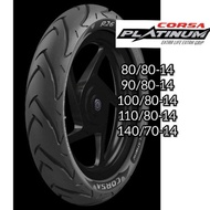 TAYAR SCOOTER CORSA PLATINUM R26 TUBELESS TYRE TYRES
