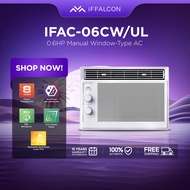 【New】TCL iFFalcon 0.6 HP Manual Window Type Aircon -  IFAC-06CW/UL Air Conditioner