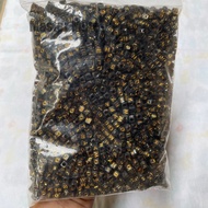 HITAM 1 pound gold letter black box alphabet letter beads