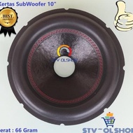 Kertas Speaker 10 inch Subwoofer / Daun Speaker 10" Subwoofer *Yeo09*