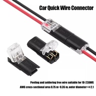 10pcs 2-Pin Quick Connector Terminal Socket Connector Cable 2 Pin Pluggablekabel listrik for Wire Ca