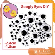 DIY Googly Eyes Black White Color Wiggly Wobbly Googly Scrapbooking Crafts