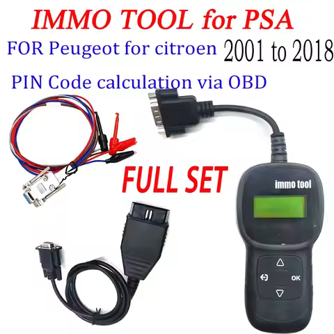 For PSA IMMO Tools for Peug-eot Cit-roen 2001 to 2018 Mark Key Simulator PIN Code Reader for PSA Pin