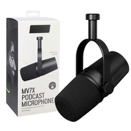 MV7X มืออาชีพไมโครโฟน XLR โลหะทั้งหมดไมโครโฟนบันทึกเสียงแบบไดนามิกสำหรับสตูดิโอเวทีสดพอดคาสต์สำหรับไ