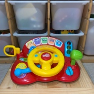 Vtech Turn And Learn Driver Yellow Steering Wheel Baby Toddler - Vtech Baby Steering Wheel Toy