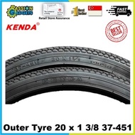 Kenda Outer Tires 20 X 1 3/8 Tire Tyre 20inch 37 451 20 inch Tyres Bike Bicycle 20 X1 3/8 Accessorie