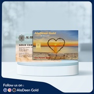 AlaDeen Gold®️ 1gram Romantic Beach View 999.9Au Gold Bar (The Purest Gold)