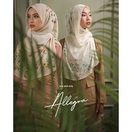 [THE GRANDAHLIA]- ALLEGRA PRINTED| Semi Instant Shawl (Premium Korean Chiffon)