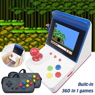 360 in 1 Arcade Game Console Mini Arcade Game Machine Retro Red and White Game Machine with Dual Wir