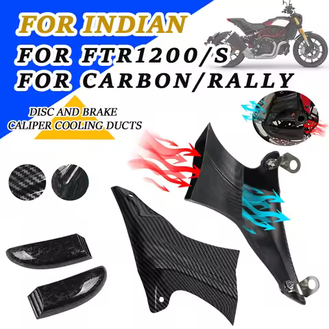Motorcycle Accessories Front Disc Air Ducts System Brake Caliper Cooling Cover Cap For Indian FTR120