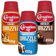 Carnation Drizzle Condensed Milk Dessert Sauce, for Pancakes, Ice Cream and Desserts 450 g Bottle,Ve