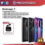 REDMAGIC 7 165Hz Gaming Phone丨6.8" Screen 丨64MP Camera,丨Snapdragon 8 Gen 1 5G 丨4500mAh Battery丨500Hz