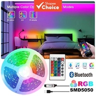 RGB LED Strip Light USB Bluetooth IR Remote 20 Colors Music Sync Timing Bedroom TV Backlight Decor