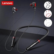【Eco-friendly】 He05 Pro Bluetooth 5.0 Earphones Wireless Headphone Dual Speakers Bass Stereo Sports Neckband Earbuds Headset With Mic