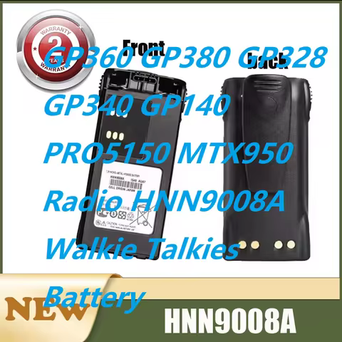 New HNN9008A Walkie Talkies Battery for Motorola HT750 GP360 GP380 GP328 GP340 GP140 GP680 GP338 MTX
