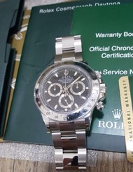全新 ROLEX 116520 DAYTONA NOS 全套 (罕有APH全新綠光) FULLSET