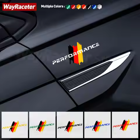 Reflective German Stripes Vinyl Sticker For Volkswagen VW Performance Golf Polo Jetta Scirocco Passa