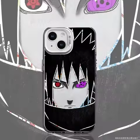 Naruto Uchiha Sasuke Phone Case for Samsung Galaxy S21 S22 S23 S24 S25 S26 Ultra Plus S26ultra 3D Ja