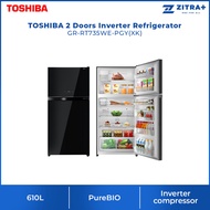 TOSHIBA 610L / 661L 2 Doors Inverter Refrigerator GR-RT735WE-PGY(XK)