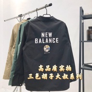 Tide Brand Japanese Casual Tooling Coach Men's And Women's Jacket NB Embroidery Loose American Letters Ins Wind Thin Coat