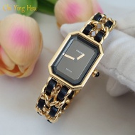 Chanel H0001 🎀實拍🎀香奈兒首映系列premiere手錶M尺寸方糖腕錶~二手（9.成新）以上