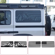 For Ineos Grenadier 2020 2021 2022 2023 2024 PVC Car Exterior Rear Side Window Glass Sticker Car Acc