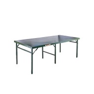 全折疊緊急會議桌 全折疊鋼製會議桌 便攜式戶外野戰作業桌 士兵折疊餐桌 200x100x75cm 11436 - 綠色100x200x75cm