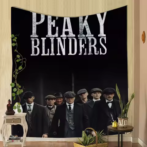 P-Peaky B-Blinders TV Hippie Wall Hanging Tapestries Bohemian Wall Tapestries Mandala INS Home Decor