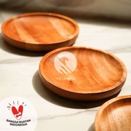 Wooden Mortar and Pestle Made of Mindi Wood, Durable, Strong, Thick, Diameter 17CM, Small Mortar for