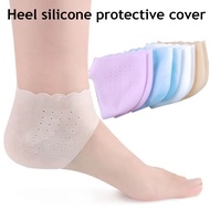 2Pcs 1 Pair Silicone Feet Care Socks Moisturizing Gel Heel Thin Socks with Hole Cracked Foot Skin Care Protectors Heel Cover