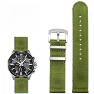 กันน้ําผู้ชายผ้าใบไนลอนเปลี่ยนสายนาฬิกา < Ne1> ผ้าทนทานนาฬิกาอุปกรณ์เสริมใช้งานร่วมกับ Casio Efs-s55