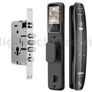 CS7 3D Face 30*300 Lock Body Smart Door Lock Security Camera Monitor Intelligent Fingerprint Passwor