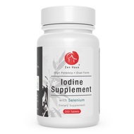Iodine Supplement 12.5 mg with Selenium (as Selenomethionine) and More - 200 Tablets - Thyroid Plus 