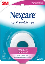 ▶$1 Shop Coupon◀  Nexcare Soft Cloth First Aid Tape, 1 Inch X 6 Yards (Pack of 2)