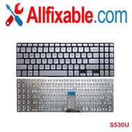 Asus Vivobook S15 S530U  S530UN  S530F  S530FA  0KNB0  Silver Laptop Replacement Keyboard