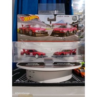 Hot Wheels Premium Twin Pack Mitsubishi Lancer Evolution VI and '95 Mitsubishi Eclipse Nissan Skylin