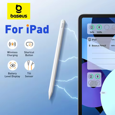 Baseus Gen2 Digital Stylus for iPad 4/5/Pro 11 & 12.9-inch/ Mini 6, for Apple Pencil-Like Pen Suppor