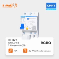 Chint RCBO ELCB NXBLE-32 1Phase 16A 25A 30mA RCBO RCBO Protective Sleeve